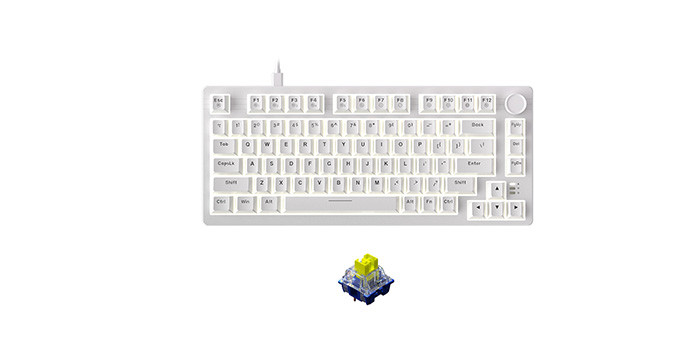 TNC Store Bàn Phím Cơ Gaming DAREU EK75 White