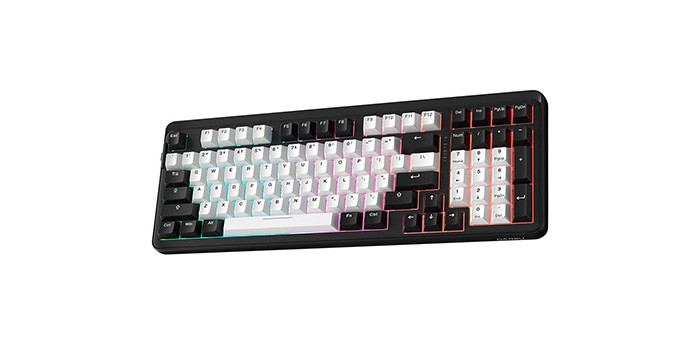 TNC Store Bàn Phím Cơ Gaming DAREU EK98 White x Black