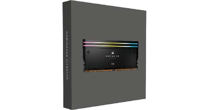 TNC Store RAM Corsair Dominator Titanium RGB 64GB (32GBx2) DDR5 Bus 6000MHz (CMP64GX5M2B6000C30)