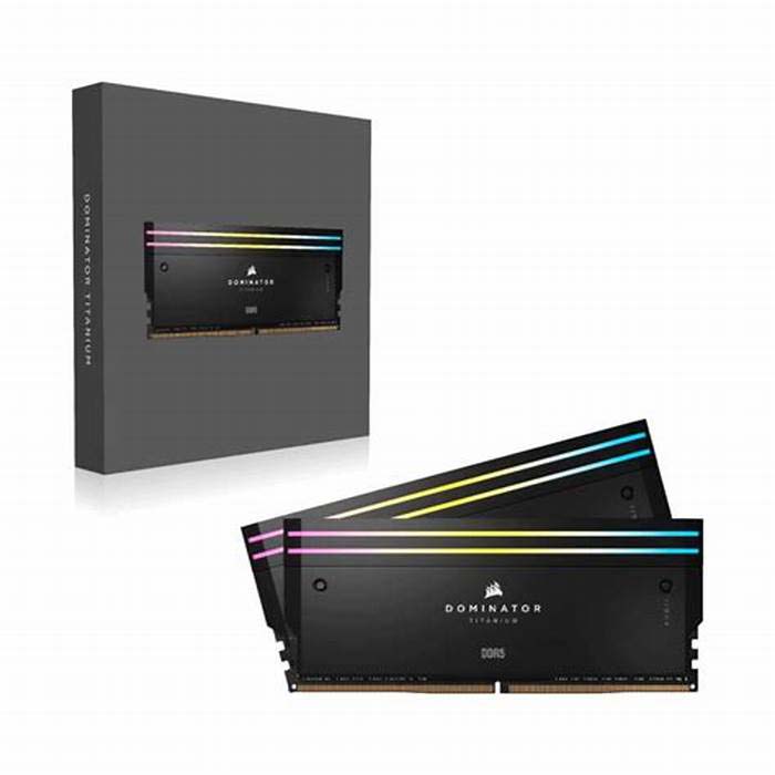 TNC Store RAM Corsair Dominator Titanium RGB 64GB (32GBx2) DDR5 Bus 6000MHz (CMP64GX5M2B6000C30)