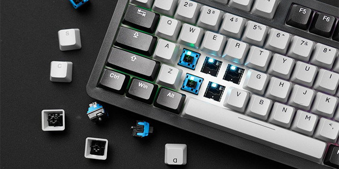 TNC Store Bàn Phím Cơ Gaming DAREU EK98X PBT Black-Grey