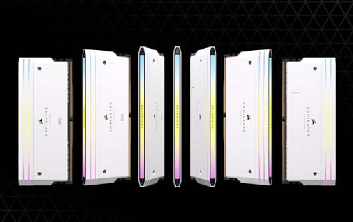 TNC Store RAM Corsair Dominator Titanium RGB 96GB (2x48GB) DDR5 6400MHz White (CMP96GX5M2B6400C32W)