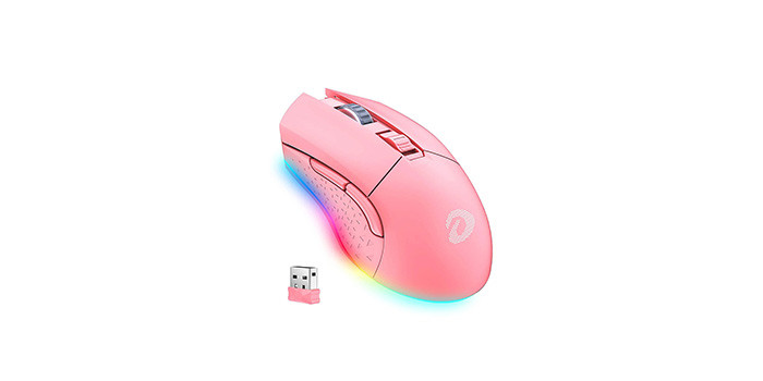 TNC Store Chuột Gaming DAREU EM901 RGB - Màu Hồng
