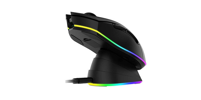 TNC Store Chuột Gaming DAREU EM901X RGB Black - Superlight Fast Charging Dock