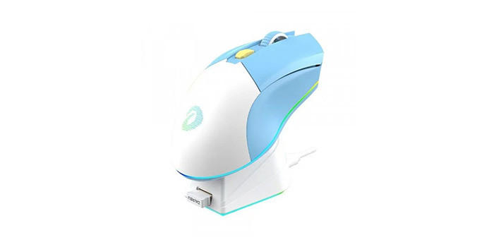 TNC Store Chuột Gaming DAREU EM901X RGB Blue White - Superlight Fast Charging Dock