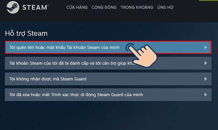 TNC Store Cách Lấy Lại Tài Khoản Steam Quên Mật Khẩu