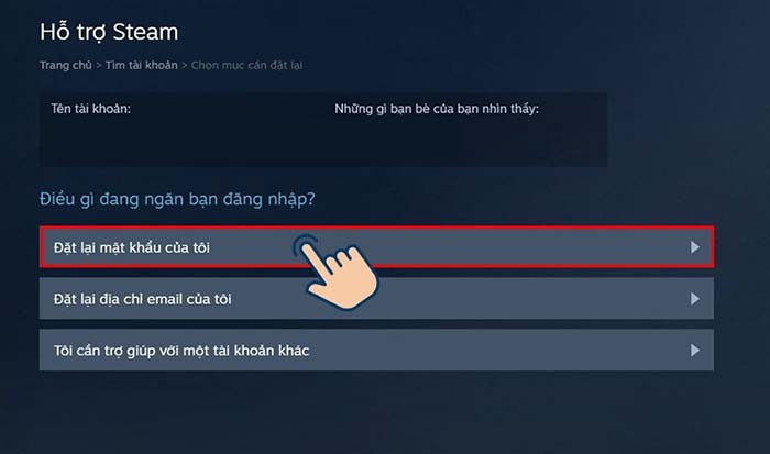 TNC Store Cách Lấy Lại Tài Khoản Steam Quên Mật Khẩu