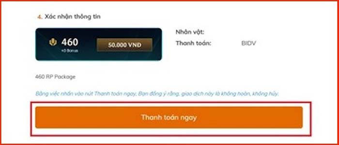 TNC Store Cách Nạp RP Liên Minh