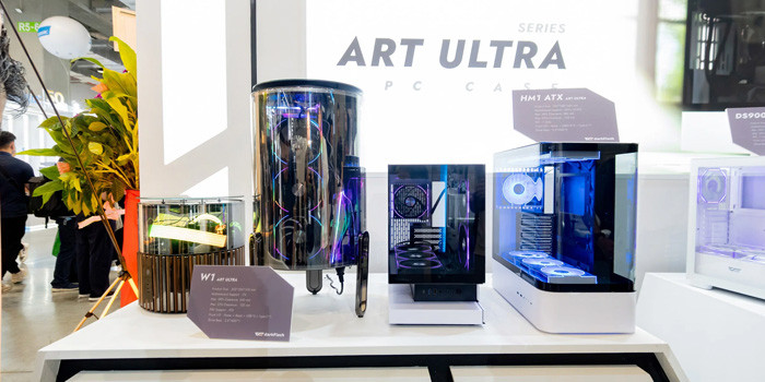 TNC Store Vỏ Case DarkFlash Art Ultra F1 Black M-ATX