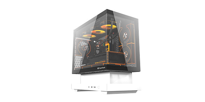 TNC Store Vỏ Case DarkFlash Art Ultra F1 White M-ATX
