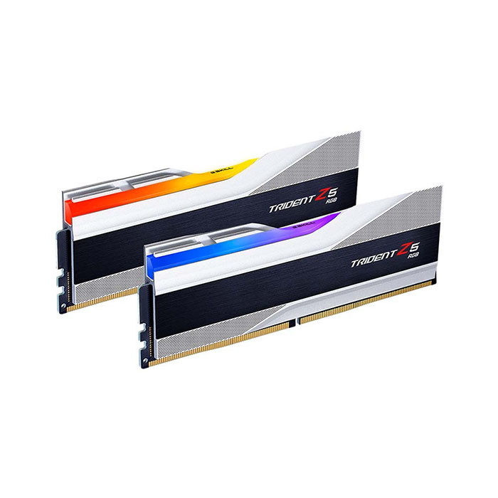 TNC Store RAM G.Skill Trident Z5 RGB 64GB (32GBx2) DDR5 6400MHz Silver F5 6400J3239G32GX2 TZ5RS