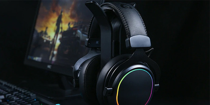 TNC Store Tai Nghe Gaming DAREU EH925 Black RGB