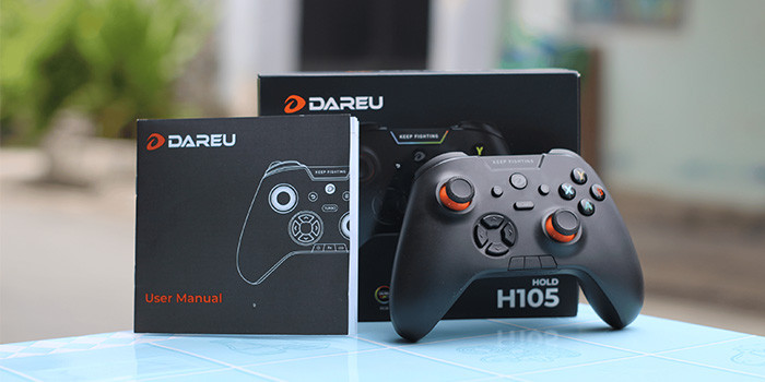 TNC Store Tay Cầm Chơi Game DAREU H105 - Màu Đen