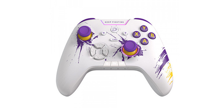 TNC Store Tay Cầm Chơi Game DAREU H105 - Màu Trắng Pha Tím