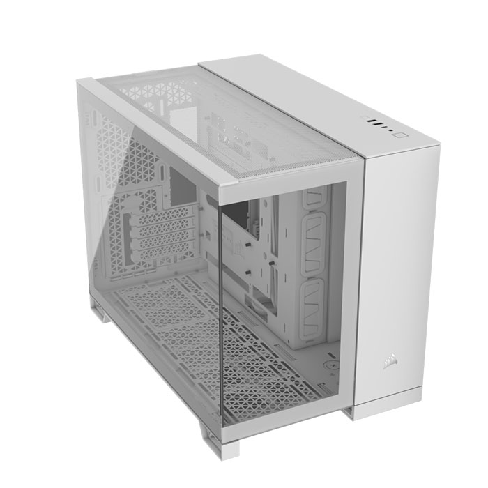 TNC Store Vỏ Case Corsair 2500X Tempered Glass Màu Trắng