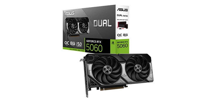 TNC Store Card Màn Hình ASUS Dual GeForce RTX 5060 8GB GDDR7 OC Edition 