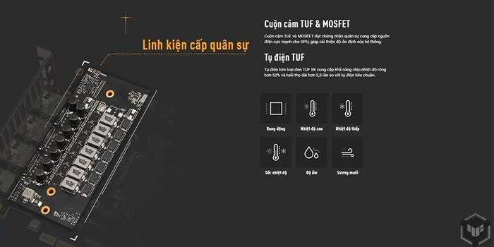 TNC Store Card Màn Hình ASUS TUF Gaming GeForce RTX 5060 8GB GDDR7 OC Edition