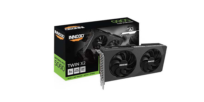 TNC Store Card Màn Hình Inno3D GeForce RTX 5060 Twin X2 8GB