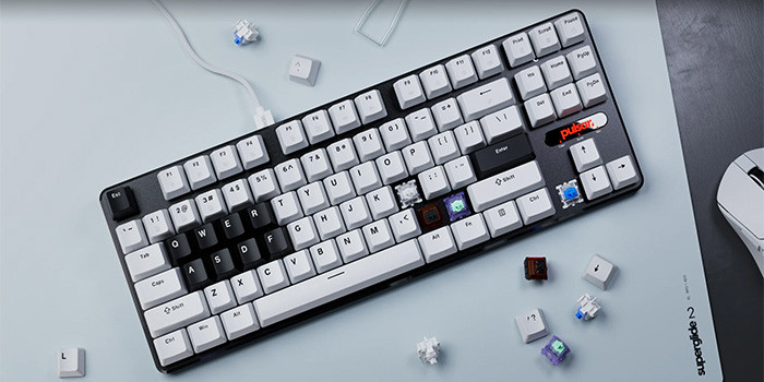 TNC Store Bàn Phím Máy Tinh Pulsar PCMK 2 HE TKL ANSI White
