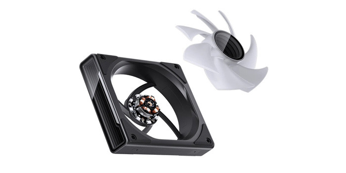 TNC Store Quạt Tản Nhiệt Jonsbo ZK-120B 3 In 1 Infinity Black