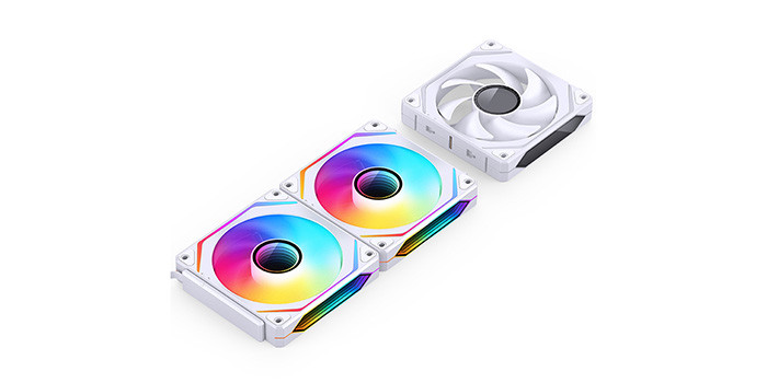TNC Store Quạt Tản Nhiệt Jonsbo ZL-120W 3 In 1 Infinity White