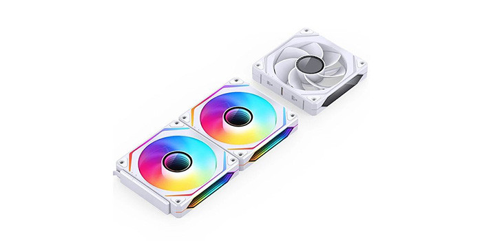 TNC Store Quạt Tản Nhiệt Jonsbo ZL-120WR 3 In 1 Infinity Reverse White
