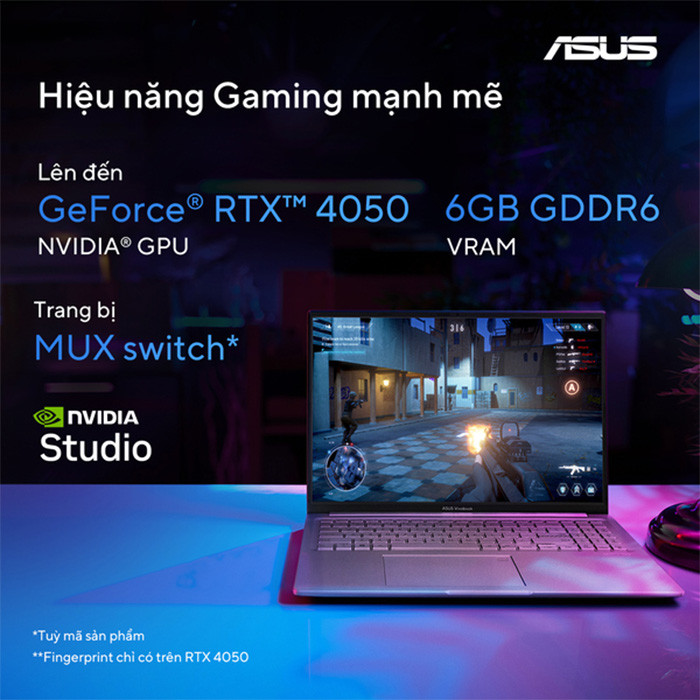 TNC Store Laptop Gaming Asus Vivobook 16X K3605ZC-RP564W i5-12500H/ 16GB/ 512GB/ RTX3050 4GB/16 Inch WUXGA/ Win 11/ Đen