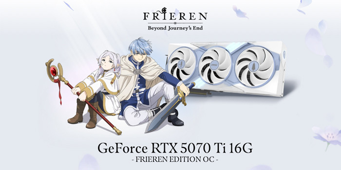 TNC Store RTX 5070 Ti Frieren Edition Đánh Dấu Bước Tiến Của Anime Vào Card Màn Hình
