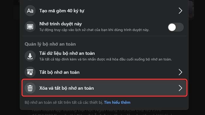 TNC Store Cách Tắt Và Xem Tin Nhắn Mã Hóa Đầu Cuối Messenger