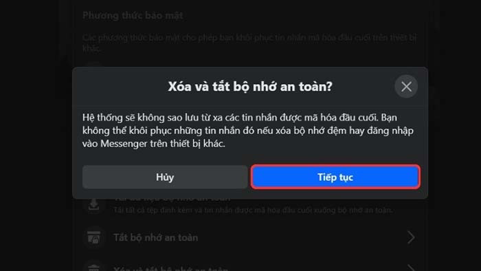 TNC Store Cách Tắt Và Xem Tin Nhắn Mã Hóa Đầu Cuối Messenger