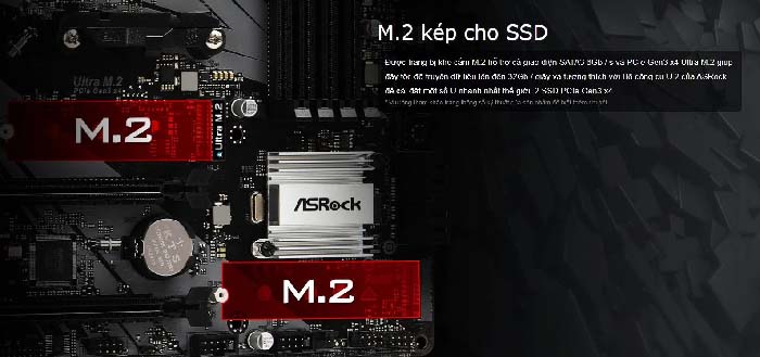 TNC Store Bo Mạch Chủ ASROCK B550M Steel Legend