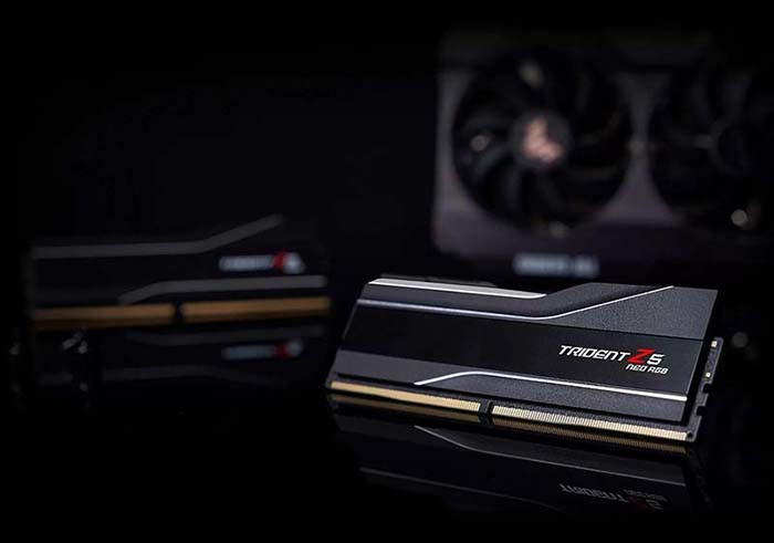 TNC Store RAM GSkill Trident Z5 Neo RGB 64GB (2x32GB) DDR5 6000MHz F5-6000J3040G32GX2-TZ5NR