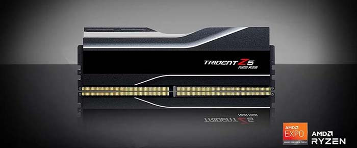 TNC Store RAM GSkill Trident Z5 Neo RGB 64GB (2x32GB) DDR5 6000MHz F5-6000J3040G32GX2-TZ5NR