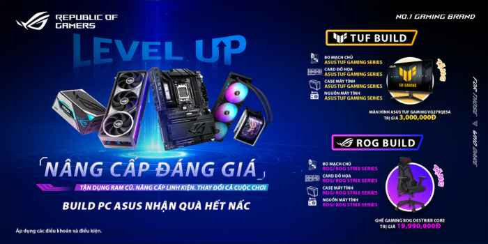 TNC Store Build PC ASUS Rinh Quà Hết Nấc Tại TNC Store