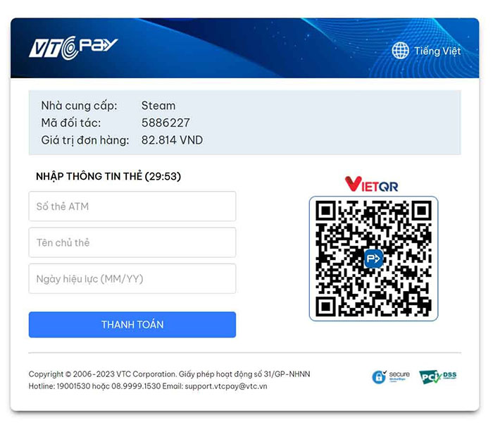 TNC Store Cách Nạp Steam Wallet Đơn Giản