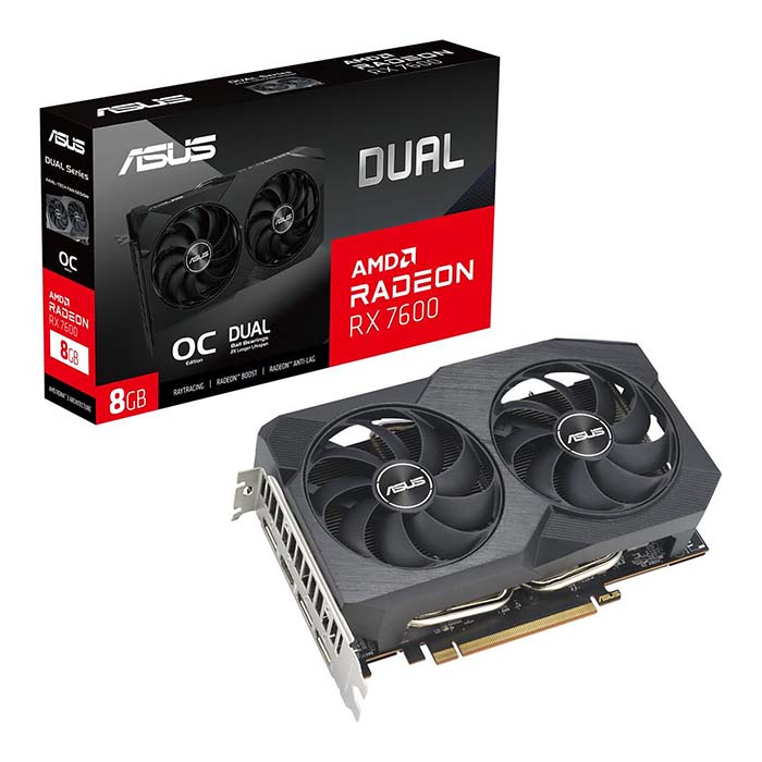 TNC Store Card Màn Hình ASUS Dual Radeon RX 7600 OC Edition 8GB GDDR6