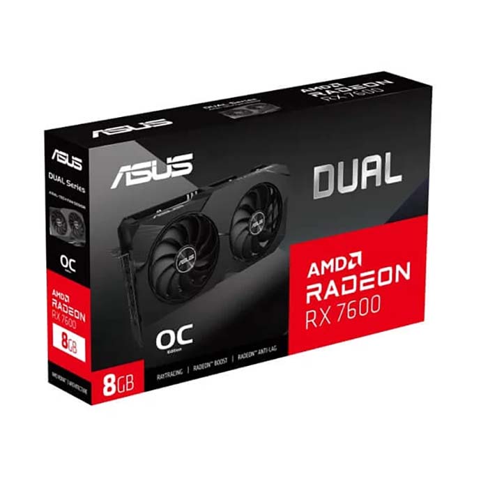 TNC Store Card Màn Hình ASUS Dual Radeon RX 7600 OC Edition 8GB GDDR6