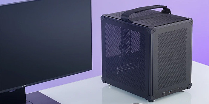TNC Store Vỏ Case Jonsbo C6 Handle Black (Mini Tower/ M-ATX/ Đen)