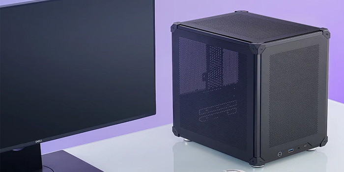 TNC Store Vỏ Case Jonsbo C6 Max Black (Mini Tower/ M-ATX/ Đen)