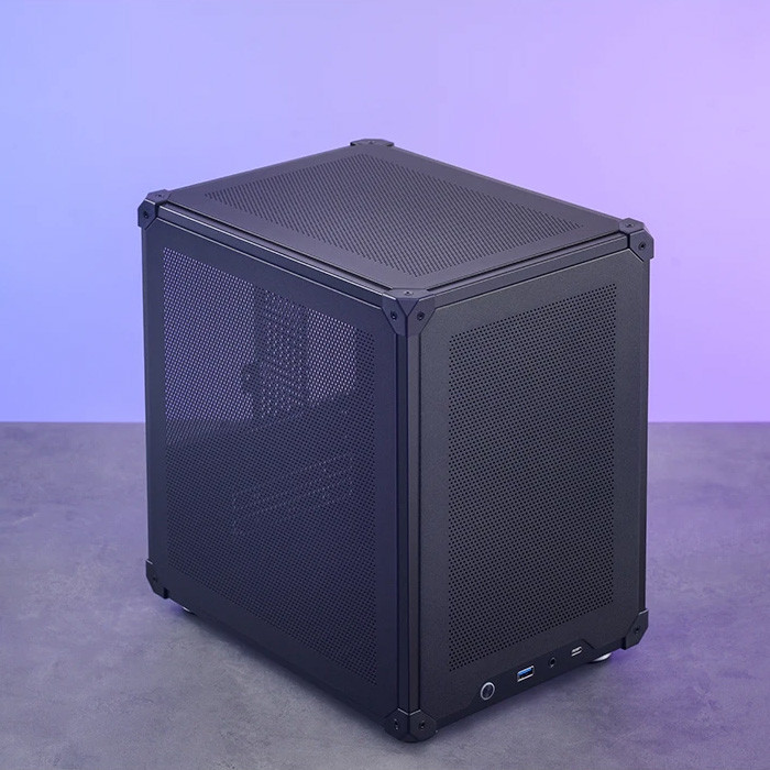 TNC Store Vỏ Case Jonsbo C6 Max Black (Mini Tower/ M-ATX/ Đen)