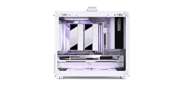 TNC Store Vỏ Case Jonsbo C6 Max White (Mini Tower/ M-ATX/ Trắng)