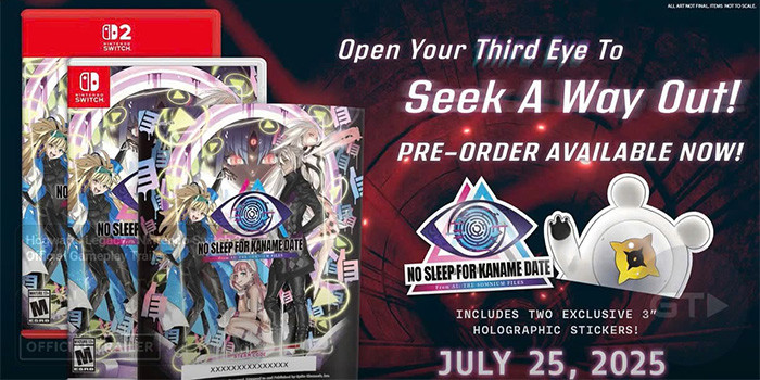 TNC Store Thẻ Game Nintendo Switch 2 - No Sleep For Kaname Date - From AI: THE SOMNIUM FILES Aiba Edition