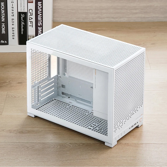 TNC Store Vỏ Case Jonsbo D32 Pro White (Mini M-ATX/ Màu Trắng)