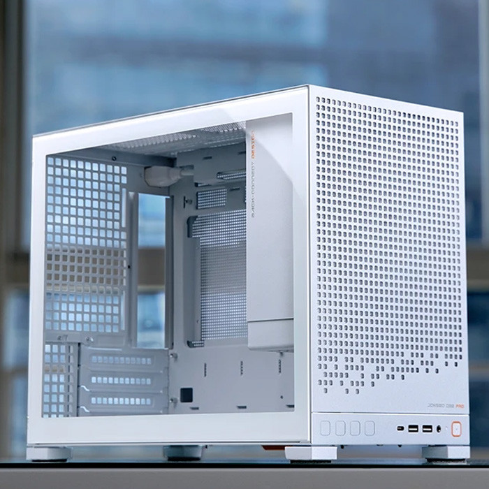 TNC Store Vỏ Case Jonsbo D32 Pro White (Mini M-ATX/ Màu Trắng)