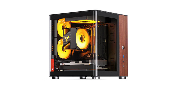 TNC Store Vỏ Case Jonsbo TK-0 Black (Mini-ITX/ Màu Đen)