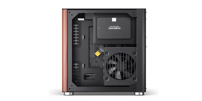 TNC Store Vỏ Case Jonsbo TK-0 Black (Mini-ITX/ Màu Đen)
