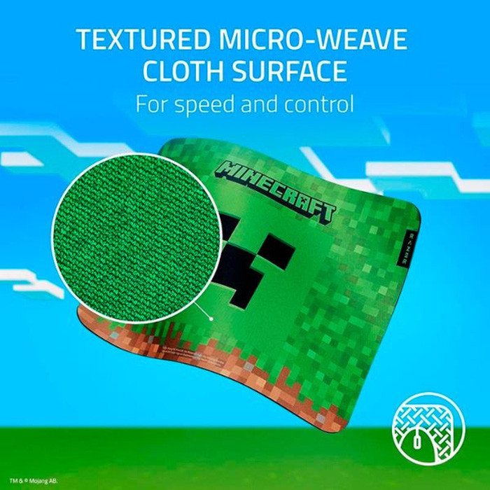 TNC Store Bàn Di Chuột Razer Gigantus V2 - Soft Gaming Mouse Mat - Medium - Minecraft Edition (RZ02-03333800-R3M1)