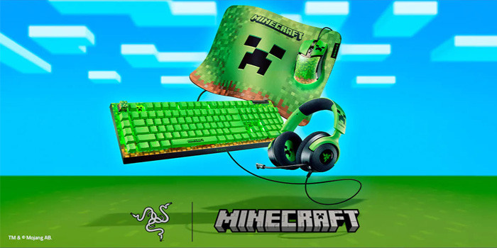TNC Store Bàn Di Chuột Razer Gigantus V2 - Soft Gaming Mouse Mat - Medium - Minecraft Edition (RZ02-03333800-R3M1)
