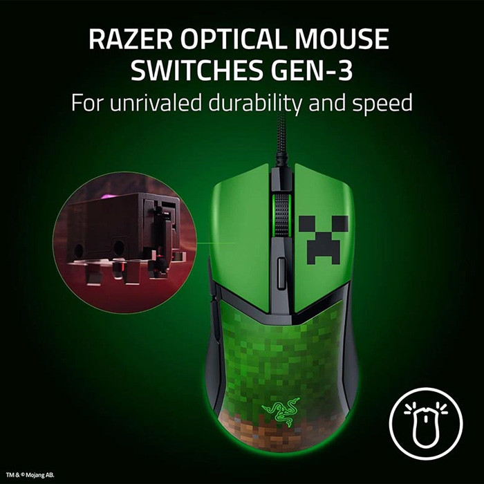 TNC Store Chuột Gaming Razer Cobra - Minecraft Edition (RZ01-04650200-R3M1)