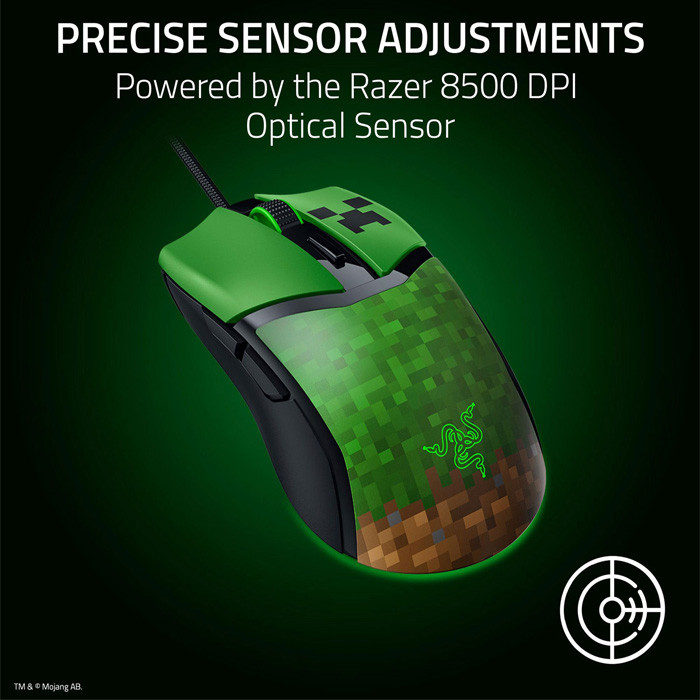 TNC Store Chuột Gaming Razer Cobra - Minecraft Edition (RZ01-04650200-R3M1)
